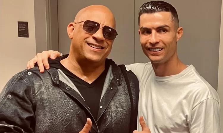 Vin Diesel dan Cristiano Ronaldo (Instagram @vindiesel)