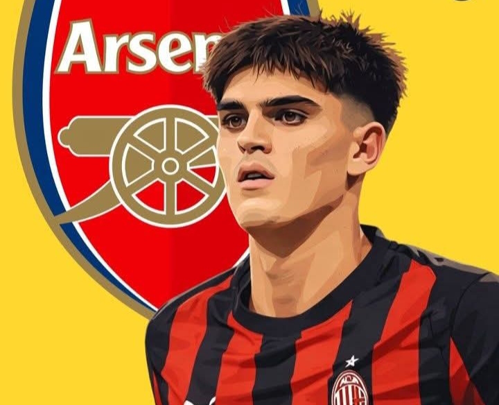 Davide Bartesaghi, bek muda AC Milan yang dikaitkan dengan Arsenal.