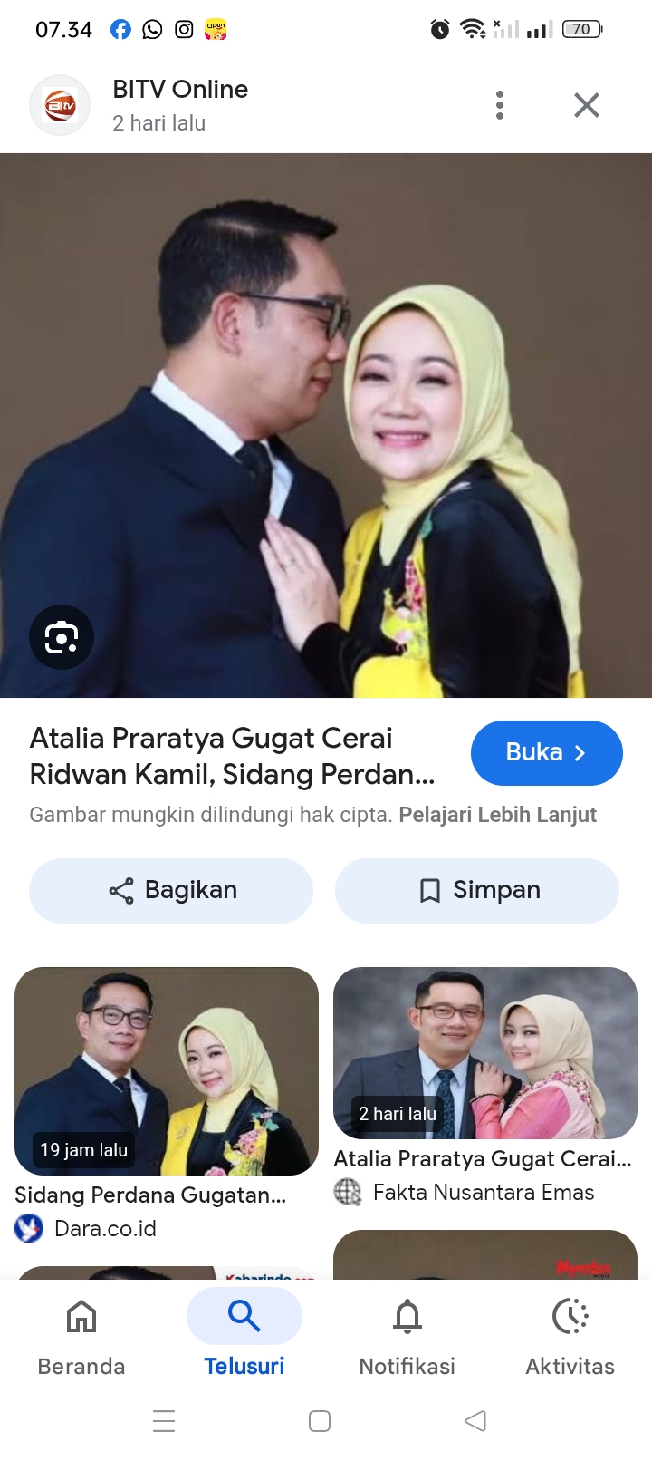 Ridwan Kamil dan Atalia Praratya kembali viral, pasangan yang terkenal super romantis ini kini tengah menjalani sidang perceraian.