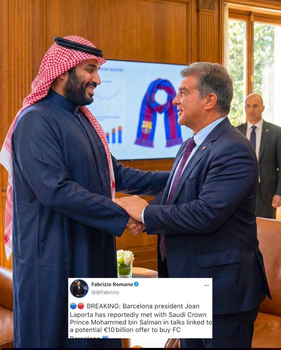 BARCELONA &ndash; Dunia sepak bola internasional diguncang rumor sensasional: Mohammed bin Salman siap &euro;10 miliar untuk akuisisi Barcelona. Tawaran ini, jika terealisasi, diprediksi mampu melunasi seluruh u