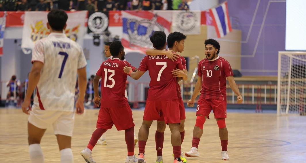 Timnas futsal Indonesia berhasil meraih medali emas SEA Games 2025 Thailand usai membantai tuan rumah.