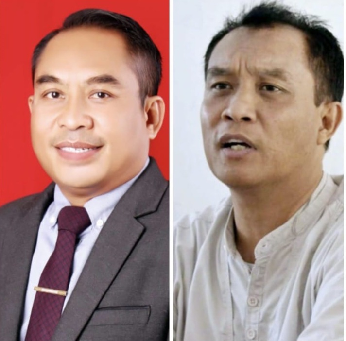 Ketua Fraksi Gerindra DPRD NTB Sudirsah Sujanto (kiri) apresiasi Program Desa Berdaya, tapi politisi PDIP Made Slamet (kanan) kritisi program karena berpotensi jadi kegiatan seremonial.