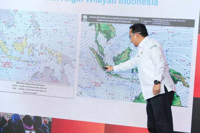 BMKG peringatkan potensi hujan lebat jelang Natal 2025 dan Tahun Baru 2026 akibat Monsun Asia. Masyarakat diminta waspada.