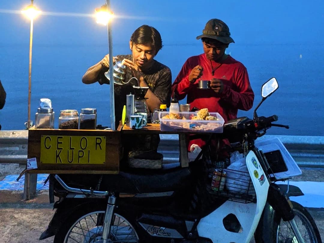 UNIK: Coffee shop keliling unik ala Celor Kupi milik Bagas Manaf Primana, anak muda asal Lombok Utara.