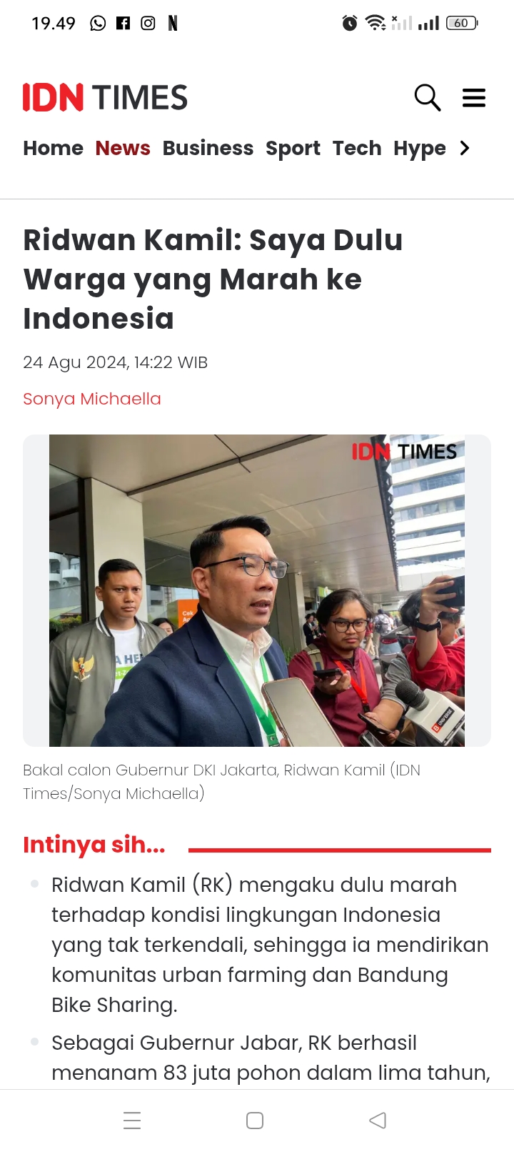 Ridwan Kamil akhirnya buka suara terkait penyebab perceraiannya dengan Atalia Praratya yang sebenarnya.