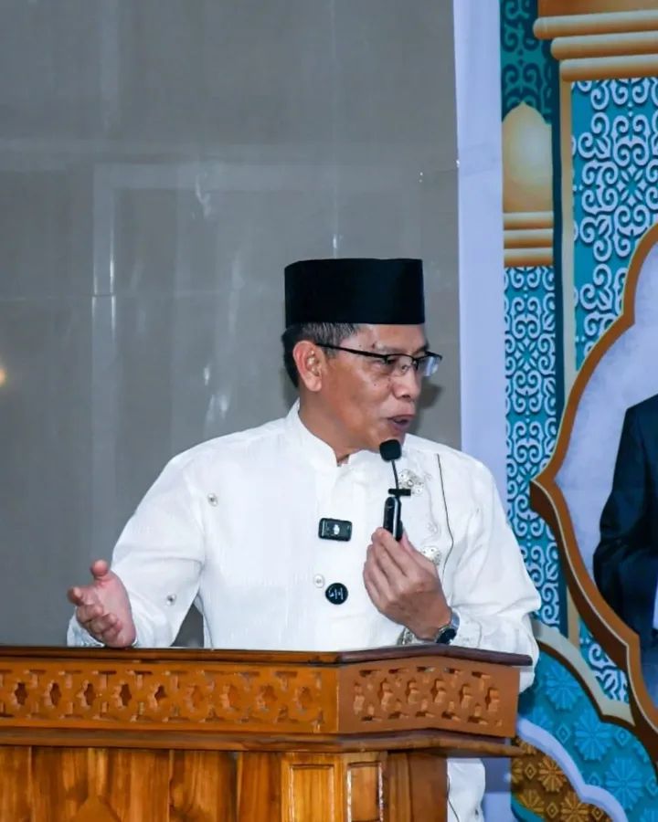 Moh Edwin Hadiwijaya saat menghadiri Isro mi