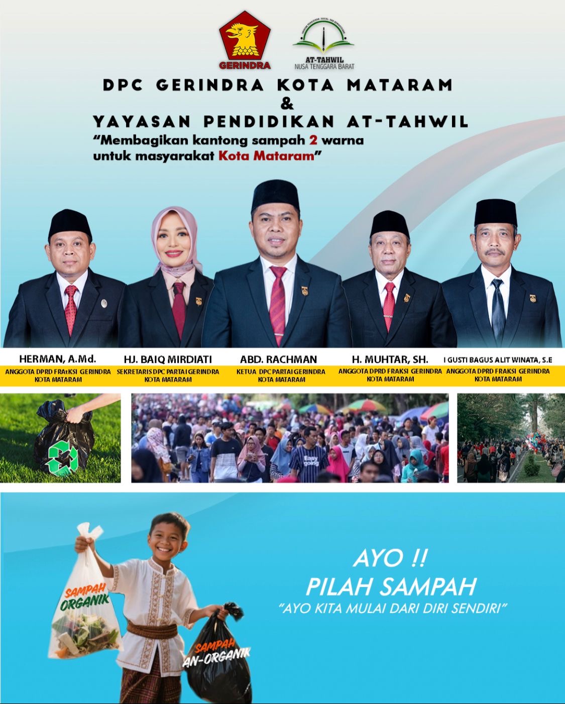 Flyer pilah sampah.