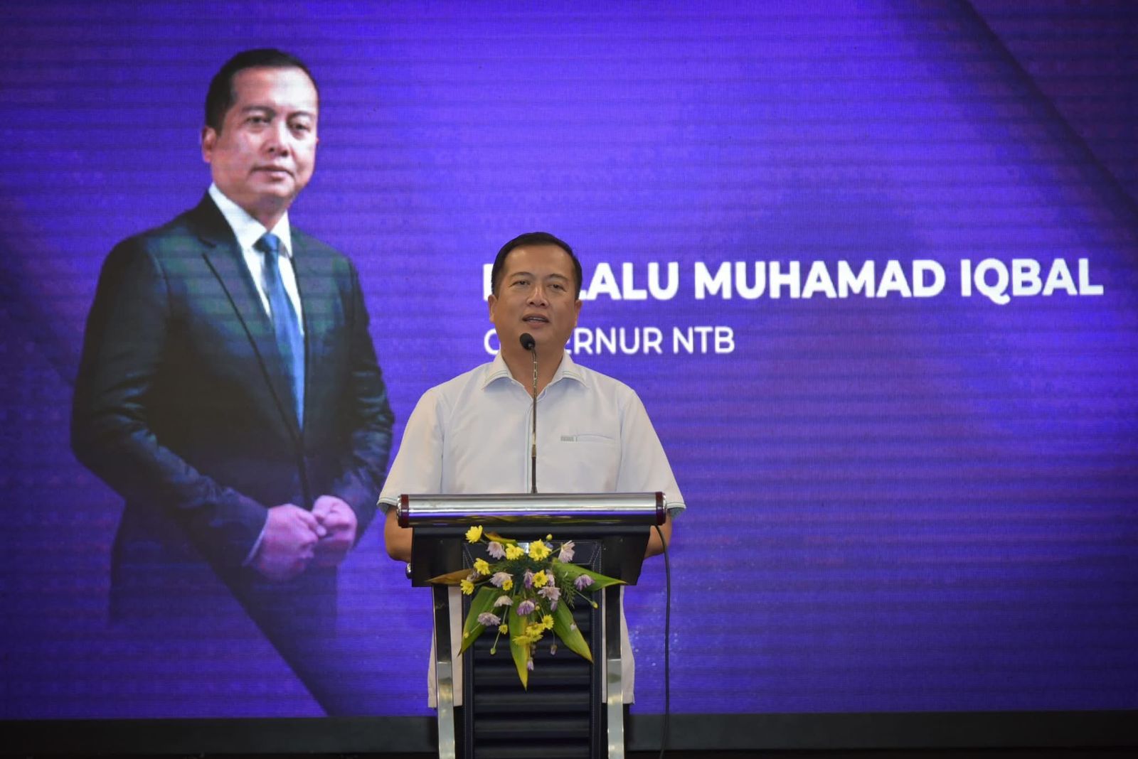 Gubernur NTB Lalu Muhamad Iqbal.