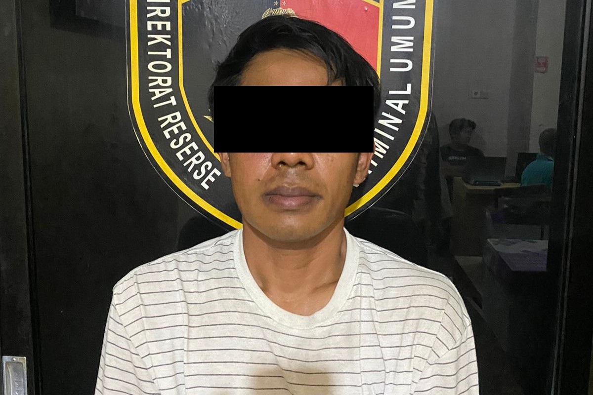 DITANGKAP: BA (37), warga Kecamatan Pujut, Kabupaten Lombok Tengah, diringkus polisi setelah diduga kuat menjadi pelaku spesialis pencurian kendaraan bermotor.