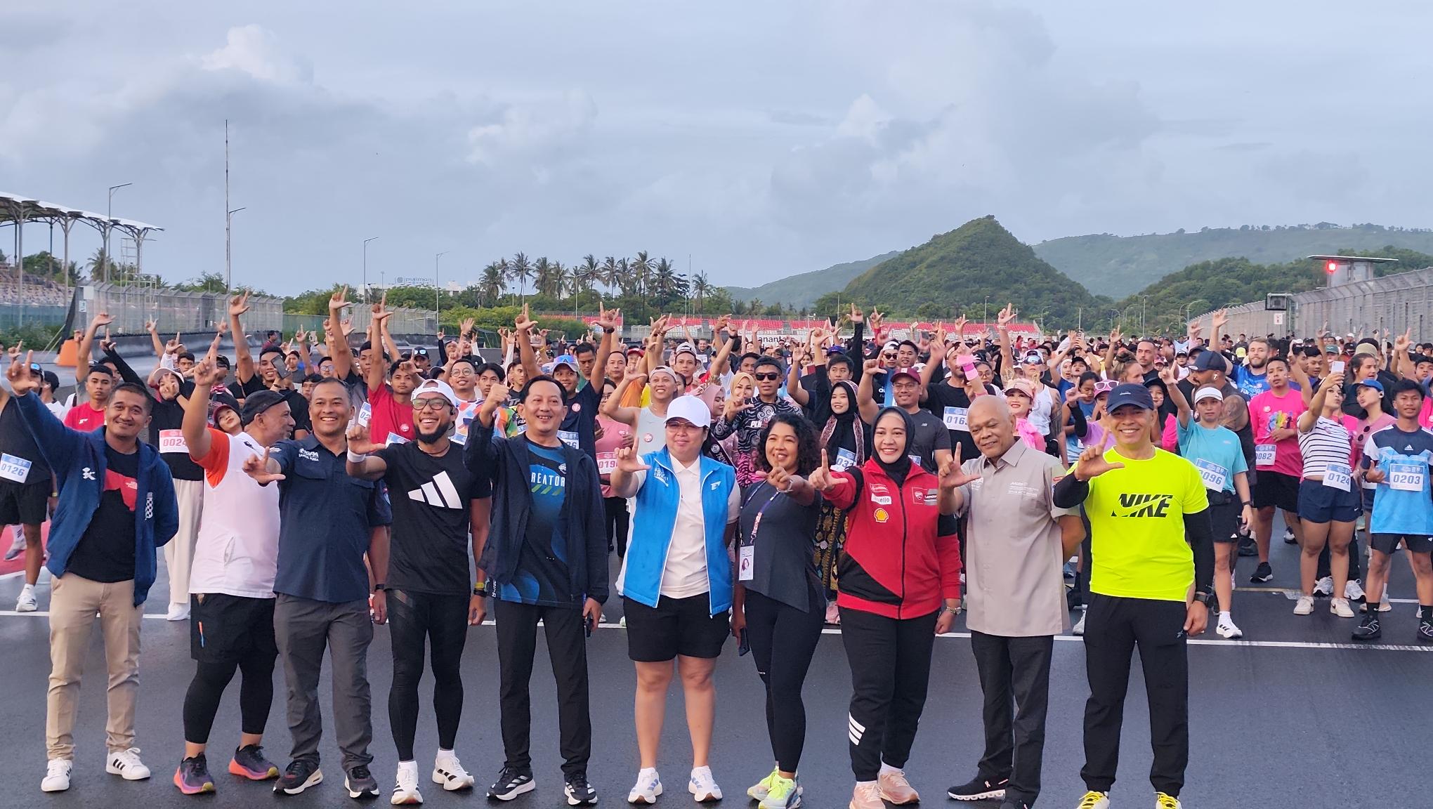 Mandalika Last Sunday Run 2025 menjadi penutup event akhir tahun di Sirkuit Internasional Mandalika