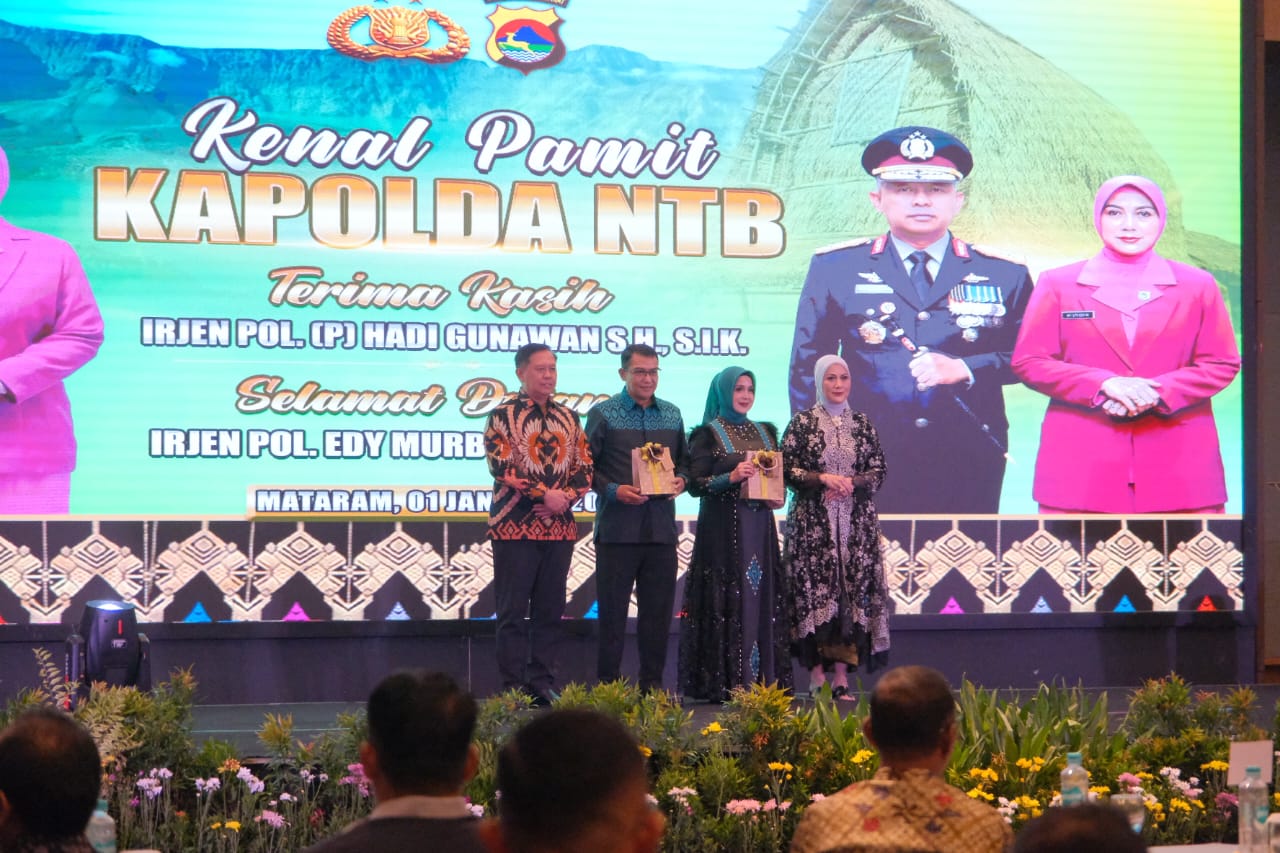 Kemenkum NTB hadiri acara kenal pamit Kapolda NTB. Sinergi antara institusi hukum diperkuat untuk penegakan hukum & pelayanan publik.