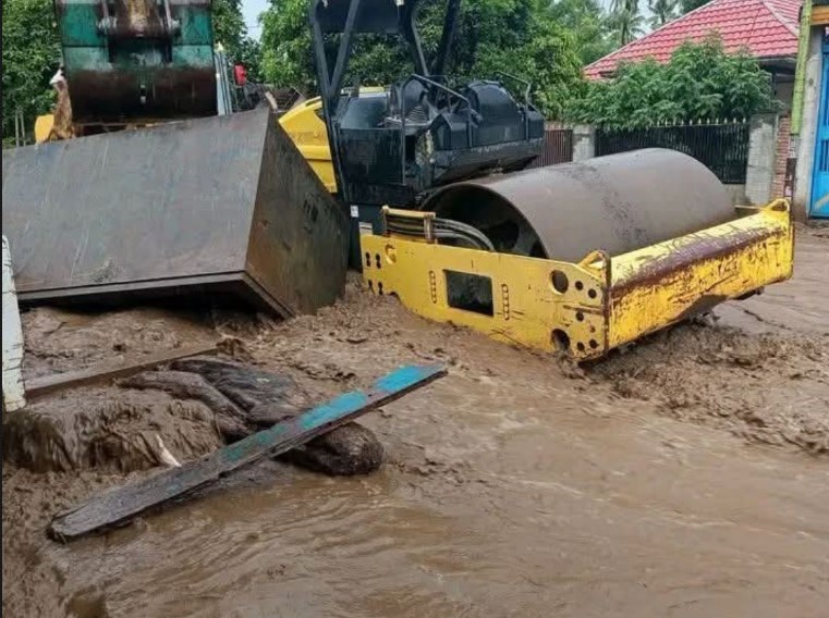 Salah satu bencana banjir yang terjadi di Bima pada tahun 2025 lalu.