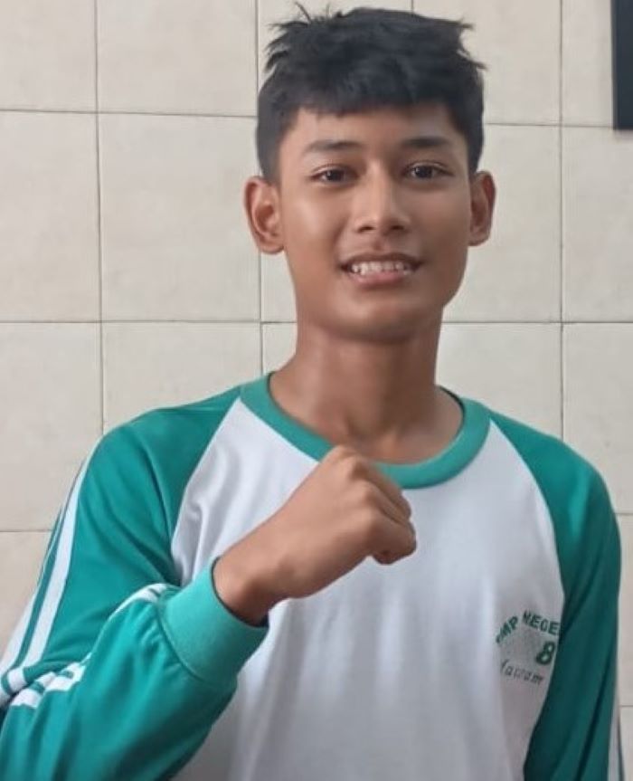 Siswa SMPN 8 Mataram Lalu Harun Abdurrahman tembus pelatihan Coding Nasional di Polman Bandung.