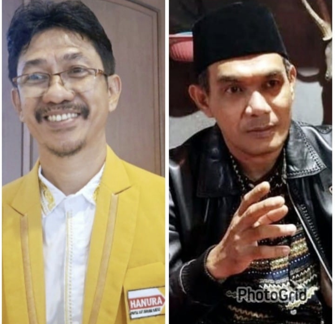 Ketua DPD Hanura NTB Ahmad Dahlan (kiri) dan Sekretaris PKN NTB Abdul Hakim (kanan) isyaratkan menolak usulan pilkada melalui DPRD.