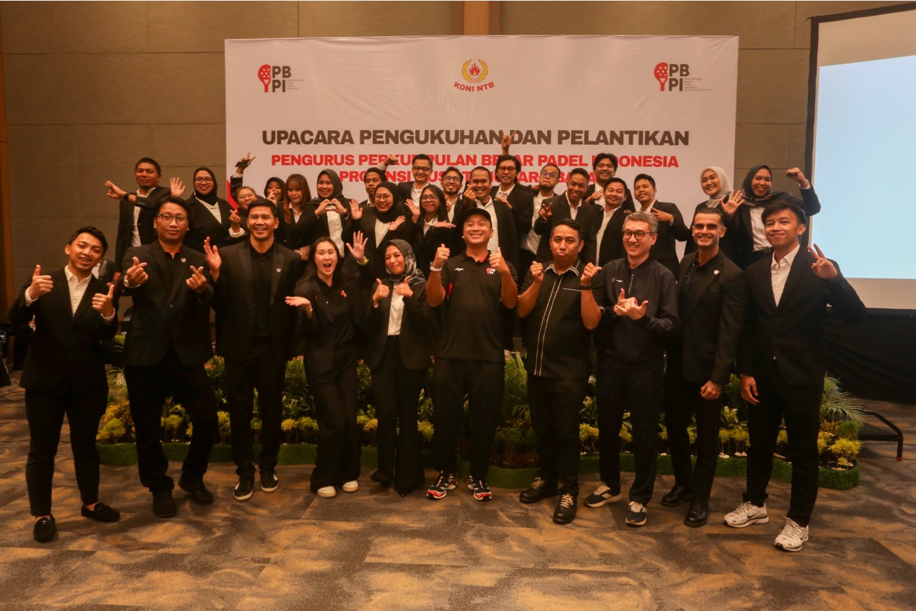 SIAP TANCAP GAS: Pengprov PBPI NTB usai dilantik di Hotel Prime Park, Rabu (7/1).