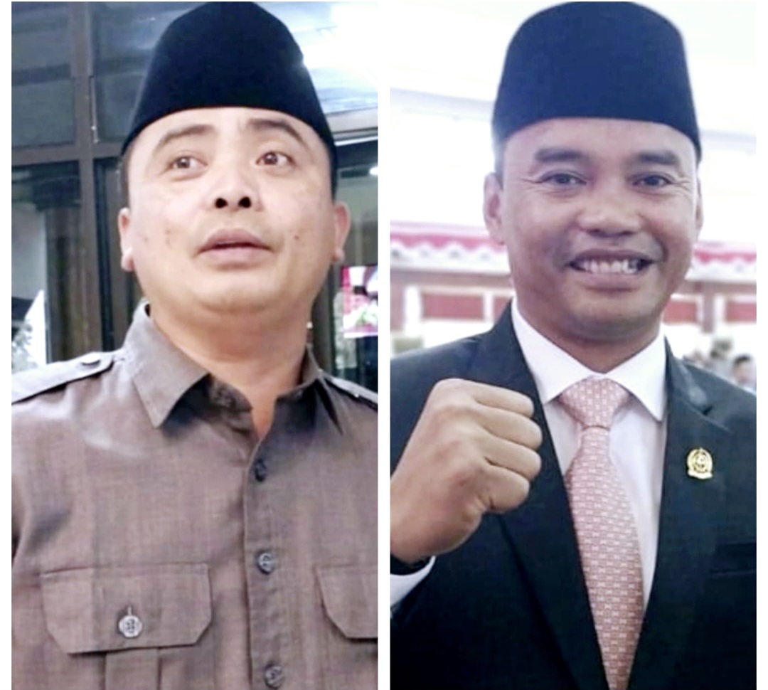 Wakil Ketua DPRD NTB Lalu Wirajaya (kanan) dan Ketua Komisi I DPRD NTB Mohammad Akri (kiri) mendorong pemprov segera mengisi jabatan kepala OPD yang masih lowong pascapenetapan SOTK baru 2026.