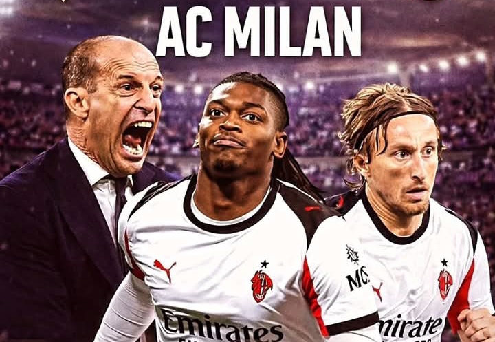 Pelatih AC Milan Massimiliano Allegri kemungkinan akan mencadangkan 2 pemain inti Rafael Leao dan Luka Modric dalam laga kontra Fiorentina.