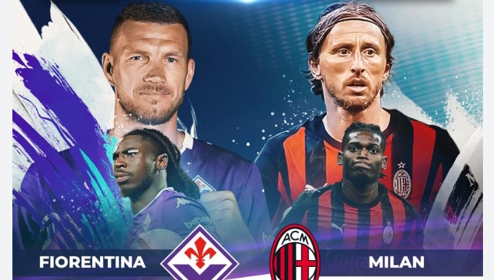 Laga Fiorentina vs AC Milan siap dihelat malam ini.