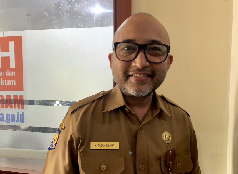 Kepala Dinas Lungkungan Hidup Kota Mataram Nizar Denny Cahyadi