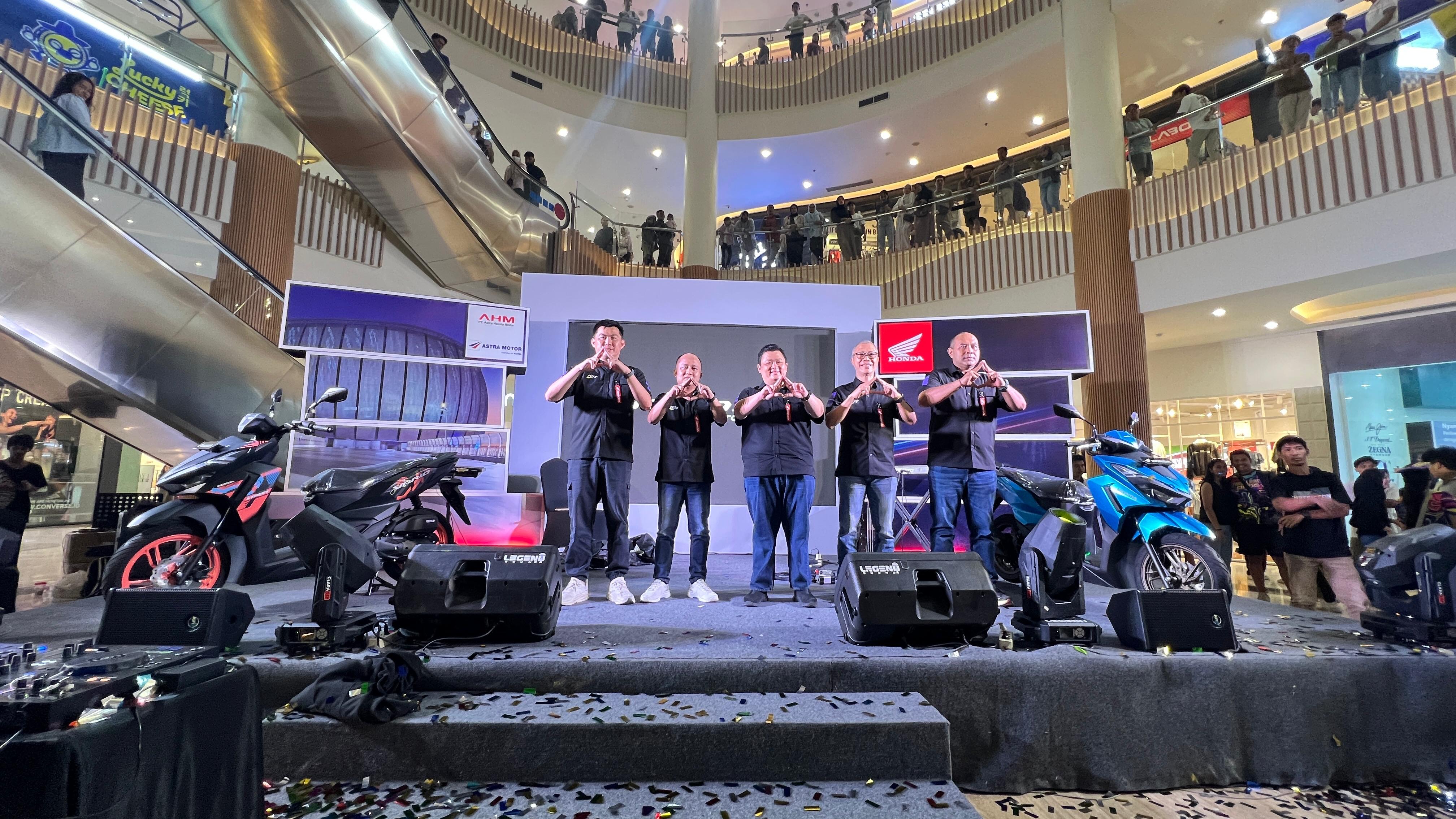 MERIAH: Regional Public Launching All New Honda Vario 125 di Lombok Epicentrum Mall, Sabtu (10/1).