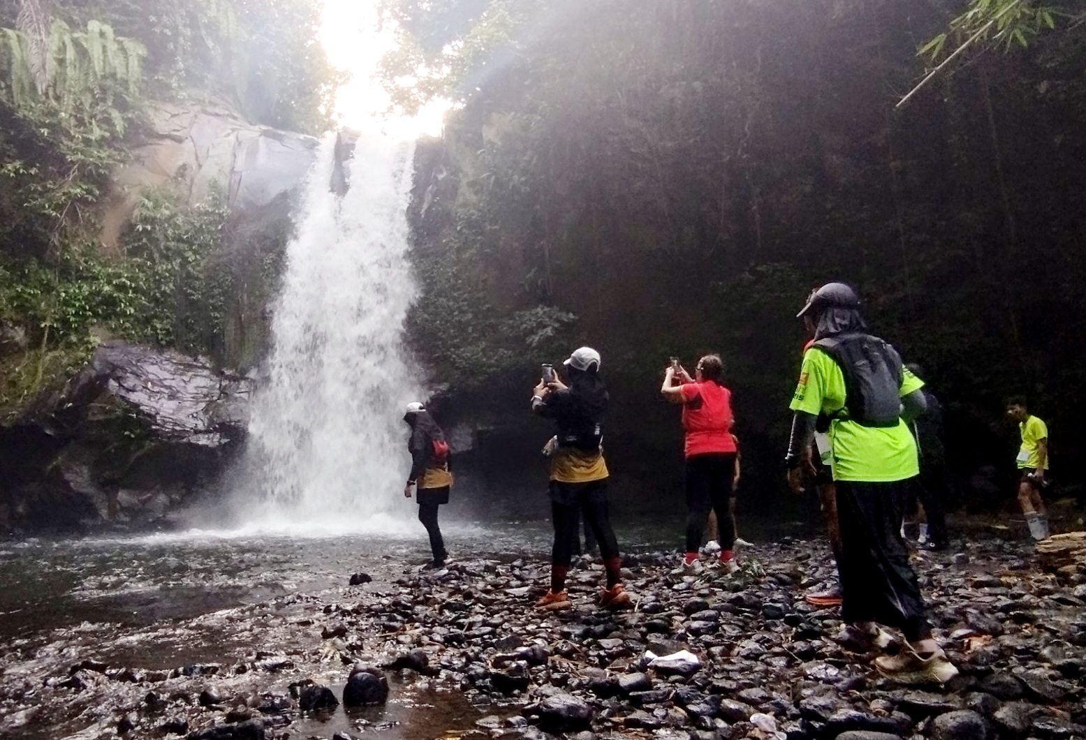 SPORT TOURISM: Dewi Pakuan Forest Trail Run suskses menghadirkan kesan mendalam bagi peserta.