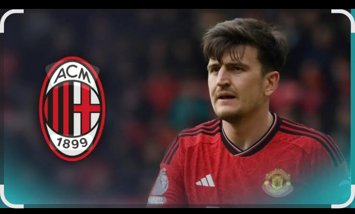 Harry Maguire, pemain Manchester United yang dikaitkan dengan AC Milan.