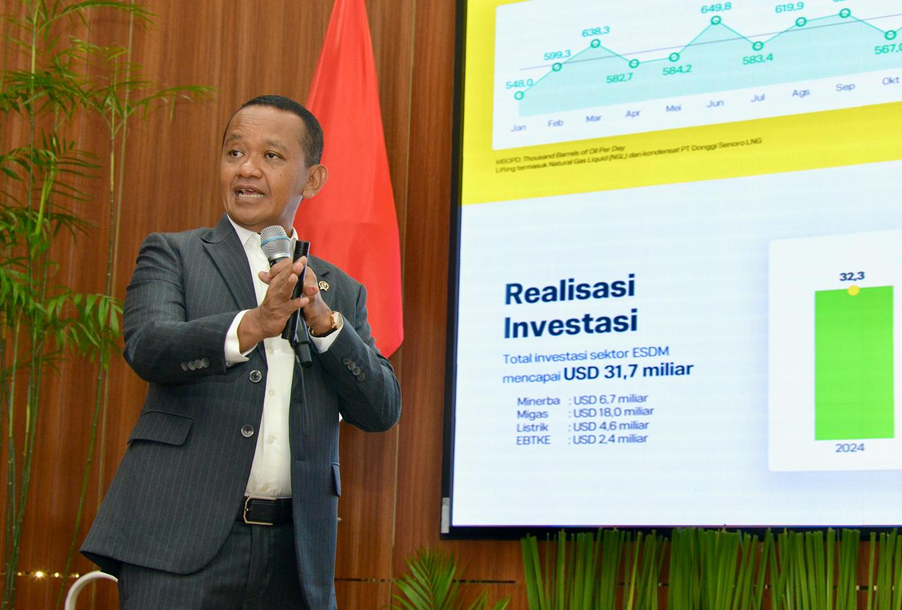 Menteri Energi dan Sumber Daya Mineral (ESDM), Bahlil Lahadalia, memaparkan capaian kinerja sektor energi sepanjang tahun 2025.