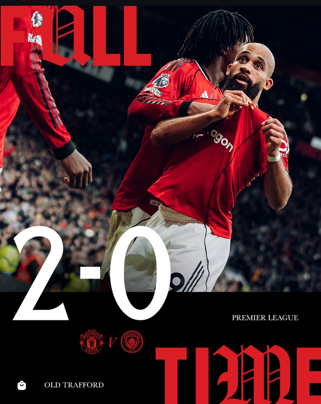 MU menang di kandang melawan Manchester City. (IG MU)