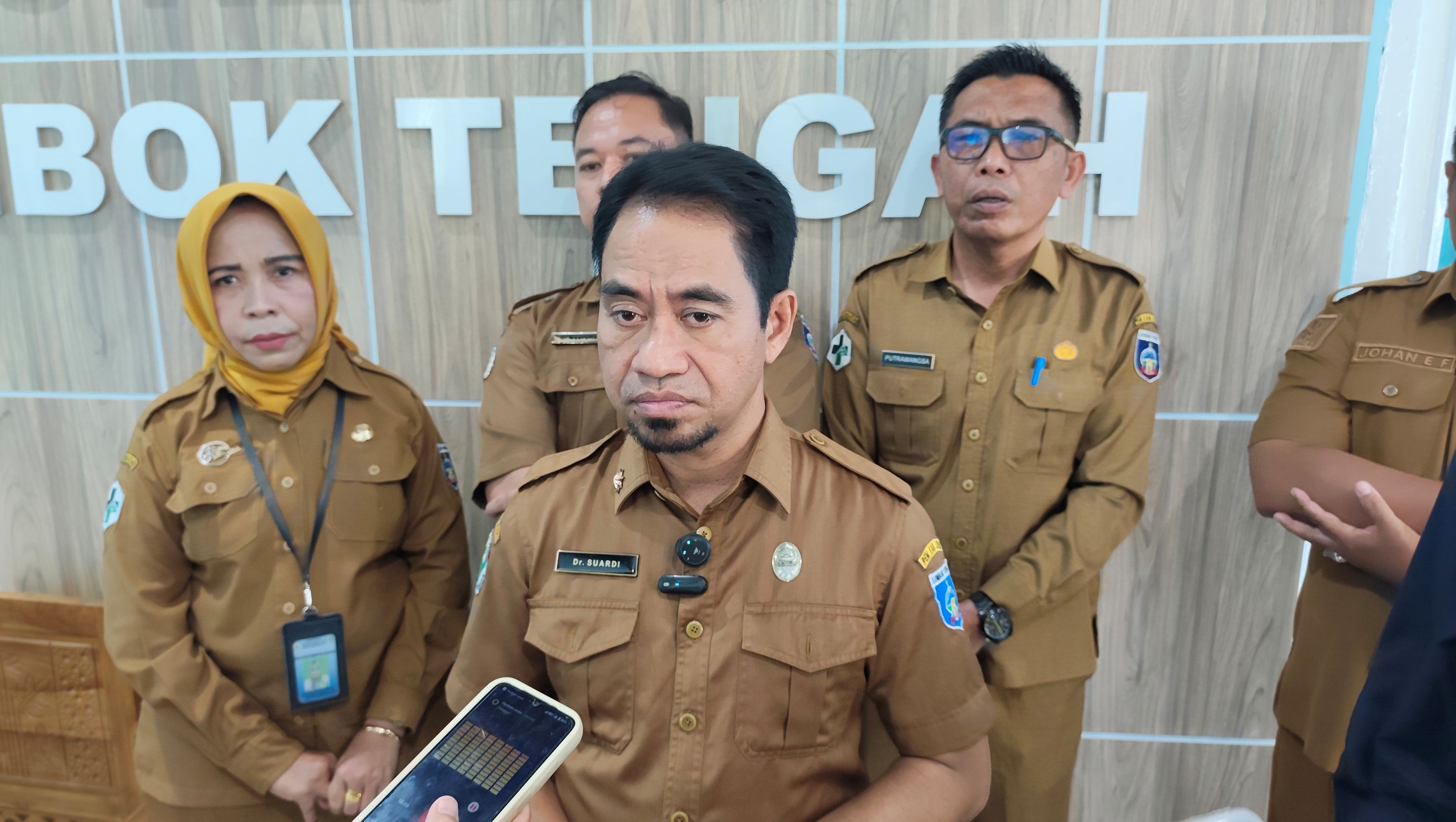 Kepala Dinas Kesehatan Lombok Tengah dr Suardi sampaikan target penurunan angka stunting di tahun ini, Senin (19/1).