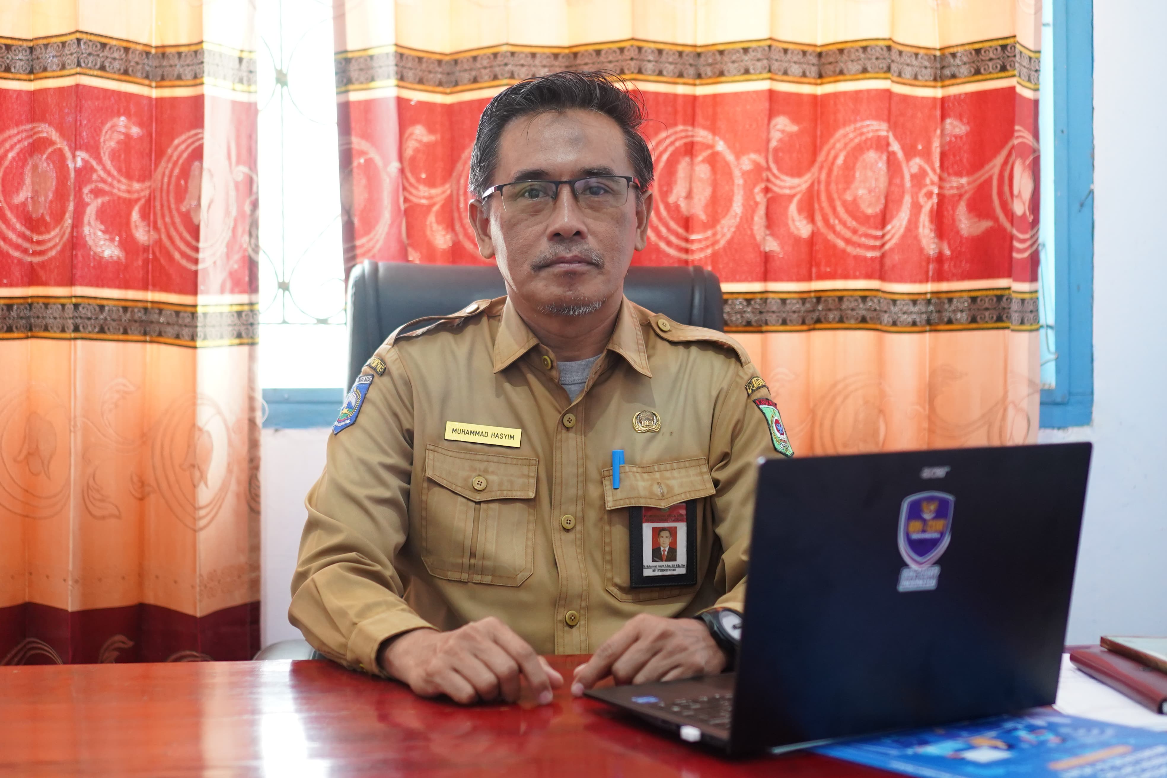 Kepala Diskominfotik Kota Bima Muhammad Hasyim.