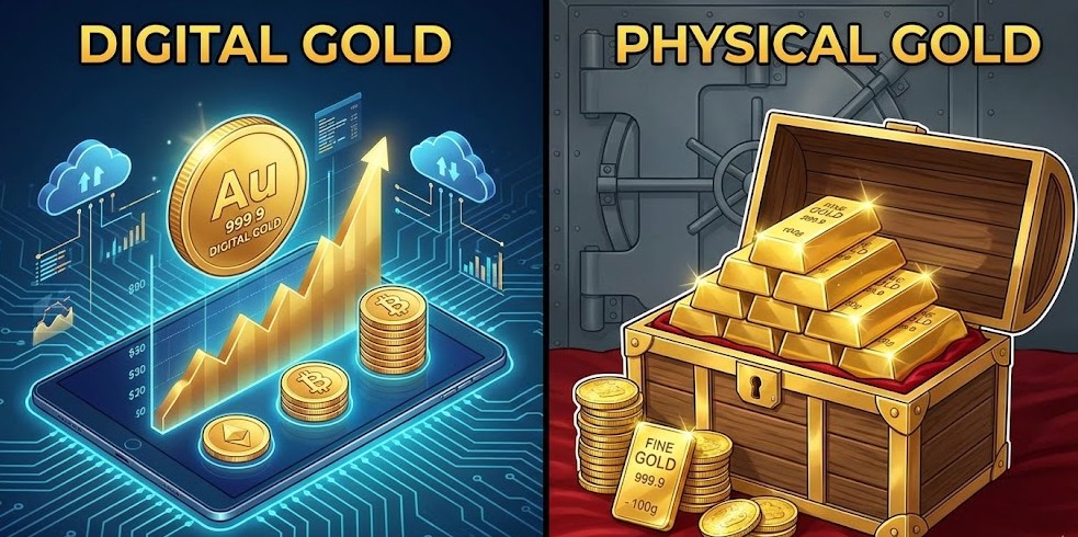 JANGAN SALAH PILIH! Emas Fisik vs Digital: Mana yang Bikin Cuan Maksimal saat Harga Melambung?