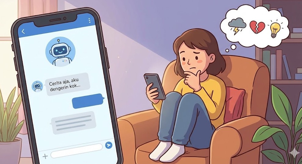 Kecerdasan Artifisial (AI) kini menjadi teman akrab bagi generasi muda, namun di balik kemudahannya, tersimpan risiko besar bagi kesehatan jiwa.