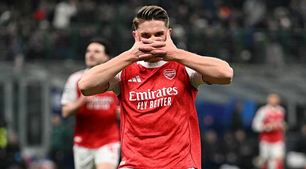 Viktor Gyoekeres menyumbang satu gol saat Arsenal mengalahkan Inter Milan dalam lanjutan Liga Champions.