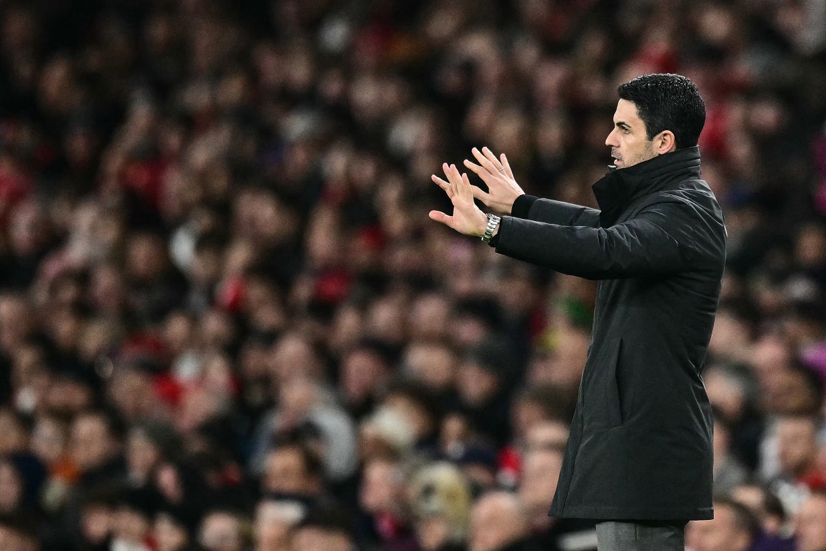 Mikel Arteta saat pertandingan antara Arsenal dan Manchester United di Stadion Emirates, London, pada 25 Januari 2026. (Foto: Ben STANSALL/AFP)