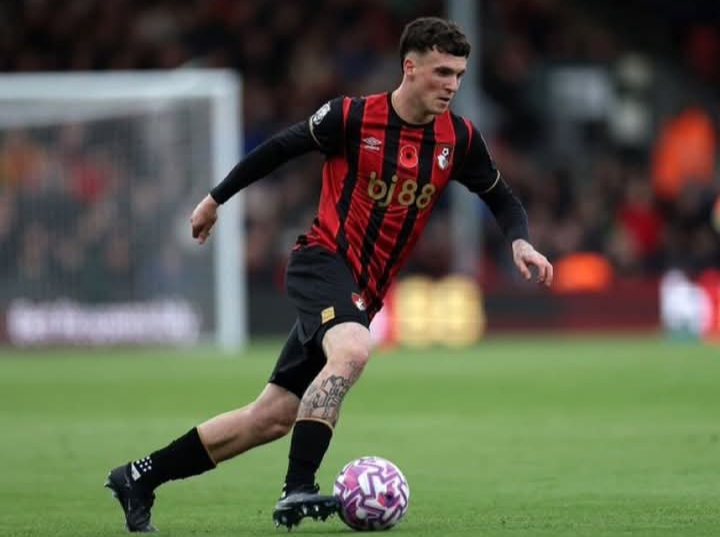 Alex Jimenez, pemain AC Milan yang tengah dipinjamkan ke Bournemouth.