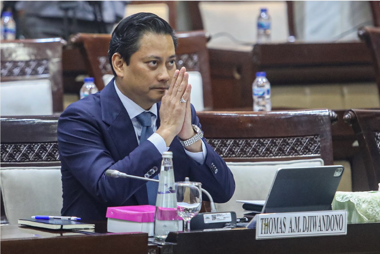 Thomas Djiwandono sebagai Deputi Gubernur Bank Indonesia (BI)