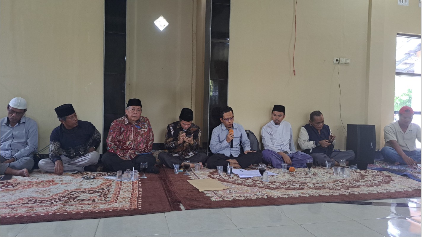 RAKOR AKHIR: Himapala saat rakor akhir persiapan deklarasi di STIT Palapa Nusantara, Kecamatan Keruak, Sabtu (24/1).
