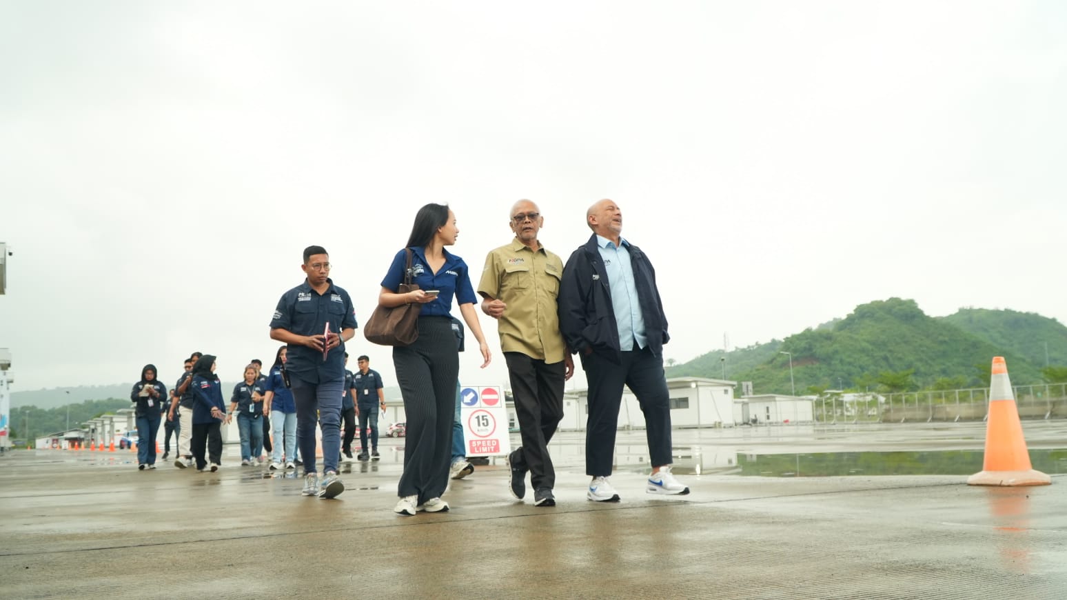 CEK LINTASAN: MGPA melakukan track inspection Mandalika dilakukan jelang Pertamina Enduro VR46 Riders Academy, Rabu (28/1).