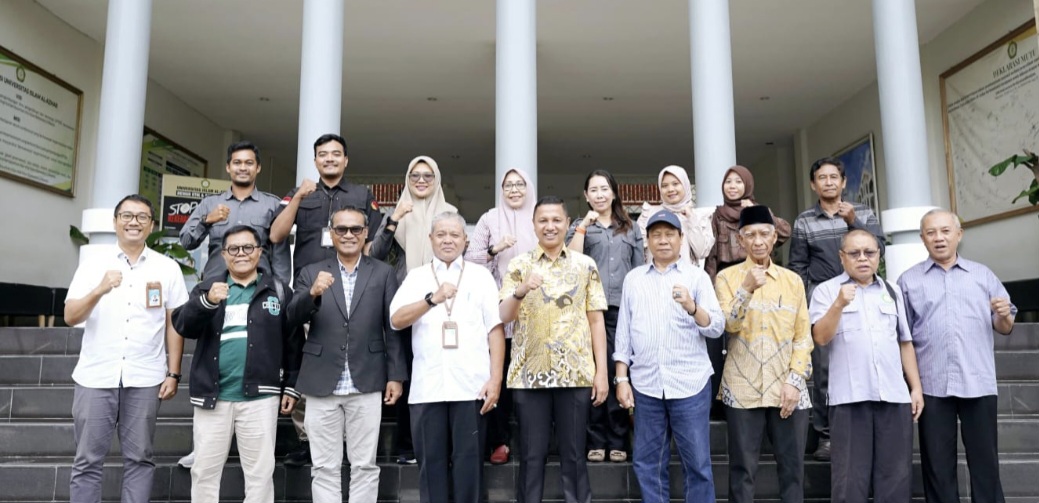 Komisioner Bawaslu NTB mendorong pembentukan laboratorium pengawasan partisipatif dalam kunjungan ke kampus Unizar Mataram, Jumat (30/1).