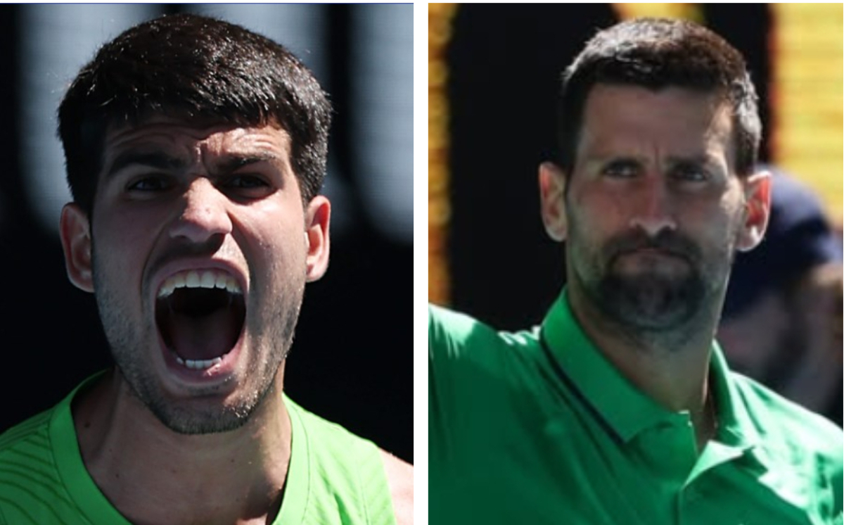 Alcaraz vs Djokovic di final Australian Open 2026: duel lintas generasi, Career Grand Slam vs gelar mayor ke-25 di Melbourne.