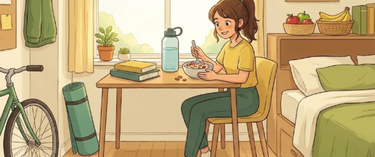 Ilustrasi Anak Kos Sehat