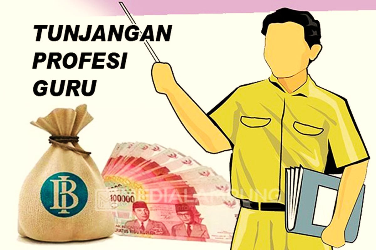Ilustrasi guru rapelan tunjangan hingga belasan juta rupiah.