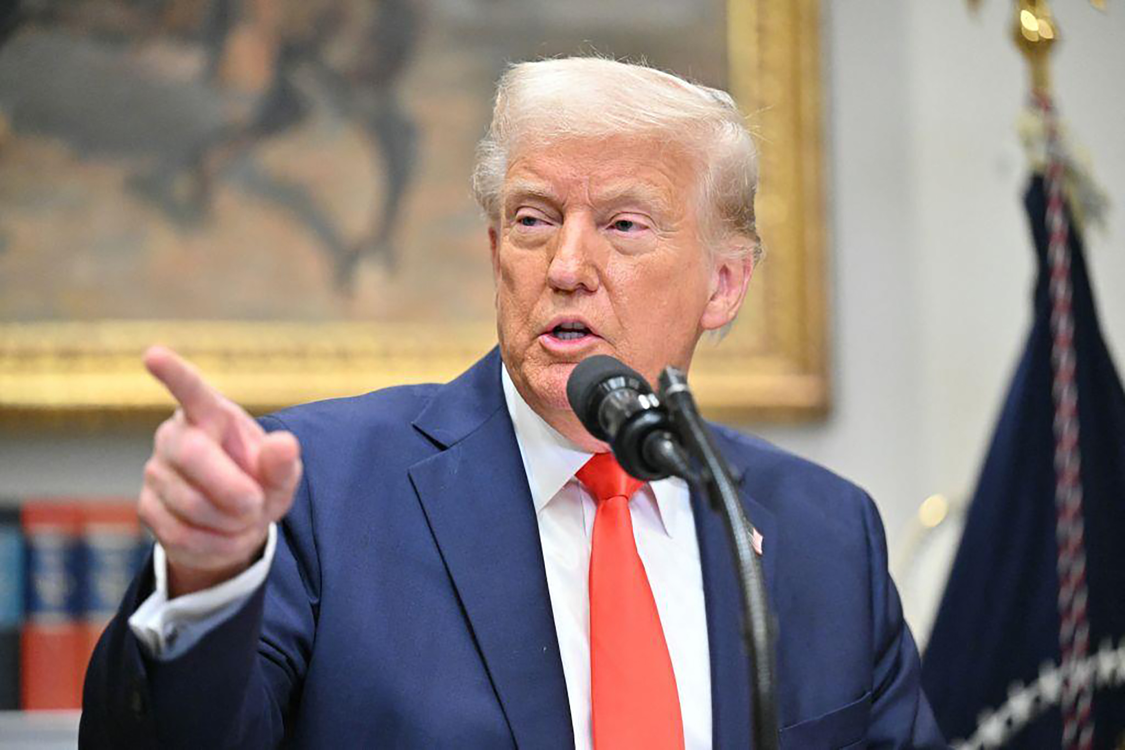 Presiden Amerika Serikat Donald Trump. (Roberto Schmidt/AFP via Getty Images)