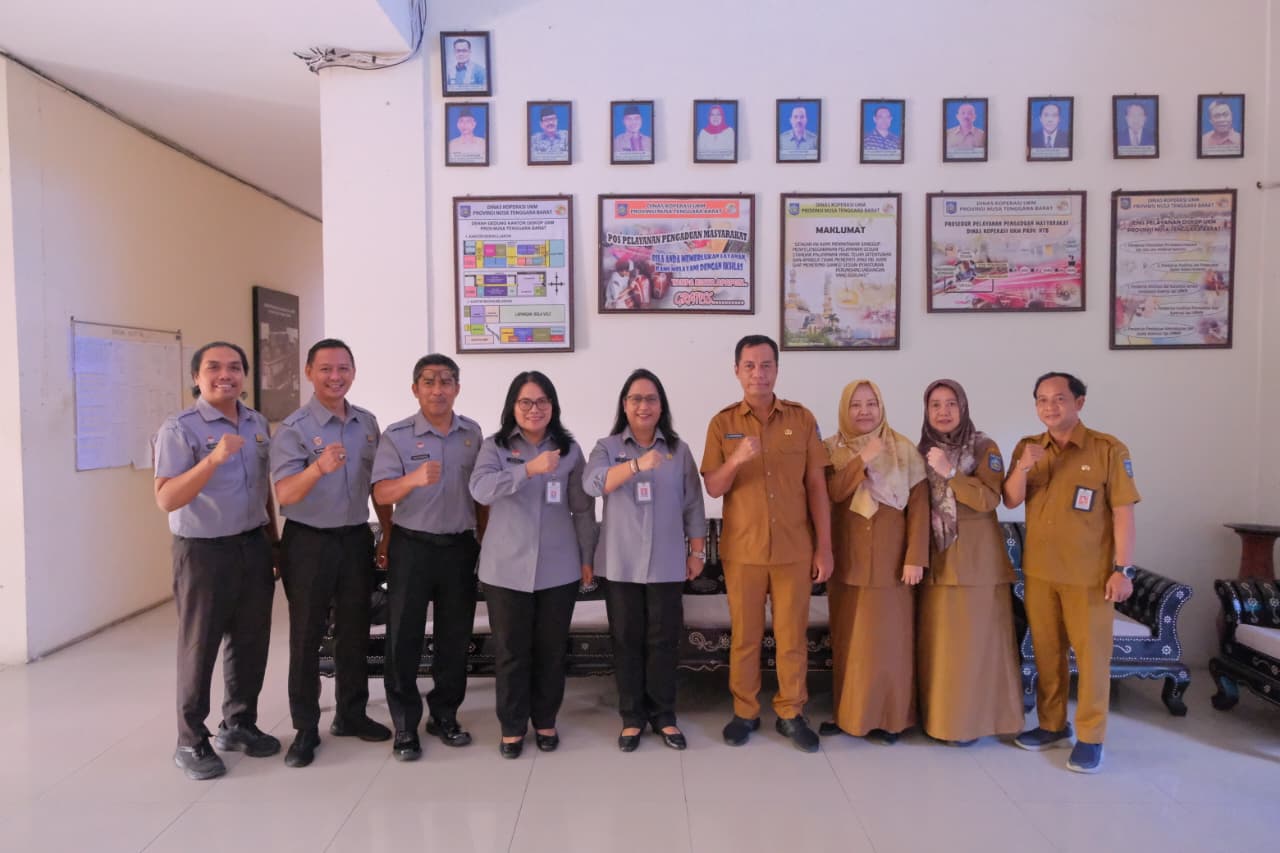 Kemenkum NTB dan Dinas Koperasi UKM bersinergi percepat pendaftaran Merek Kolektif untuk produk desa, wujudkan Satu Desa Satu Merek.