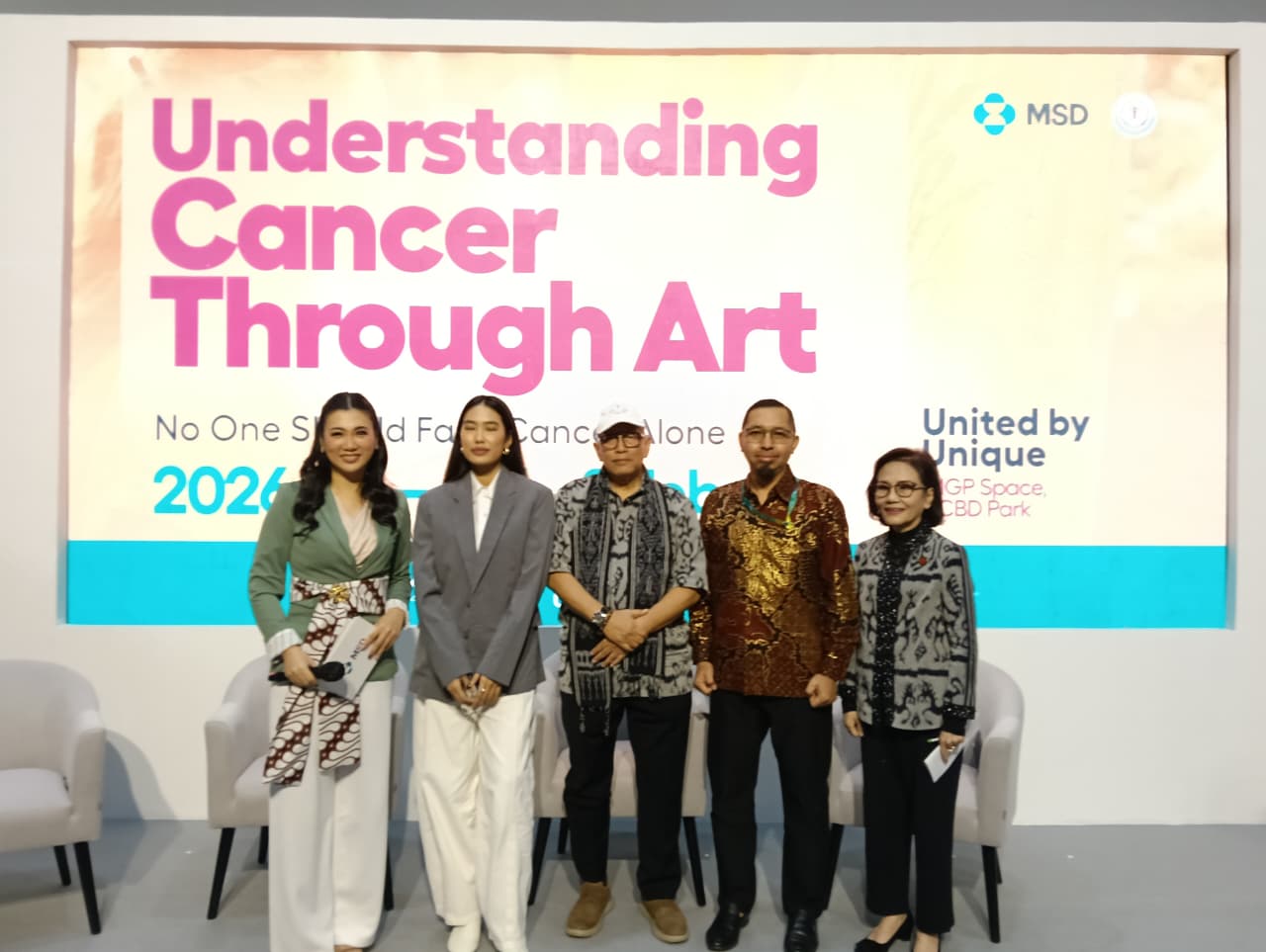 MSD dan YKI Hadirkan &ldquo;Understanding Cancer Through Art&rdquo;. Ajak Publik #NgobrolinKanker dan Bangun Empati Lewat Pameran Seni di Hari Kanker Sedunia 2026.