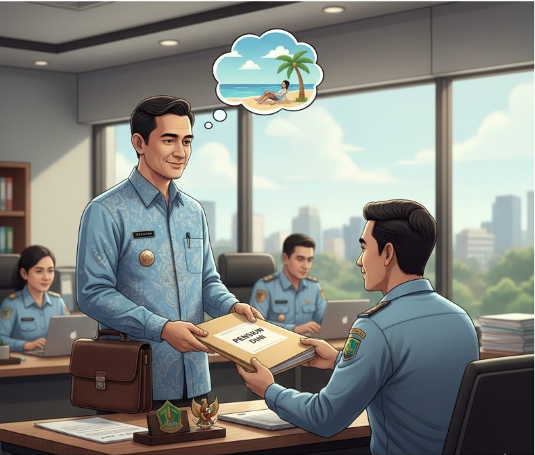 Ilustrasi Pengajuan Pensiun Dini
