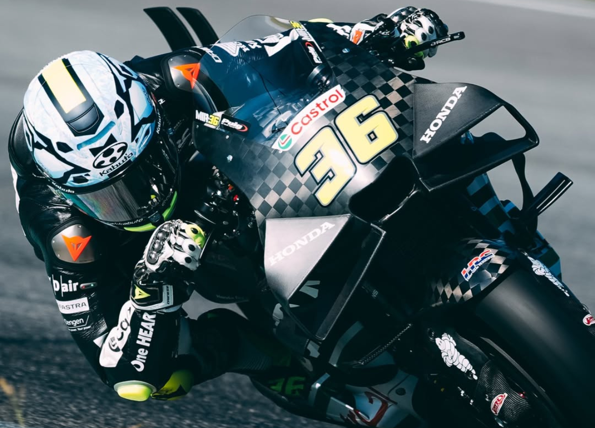 Joan Mir tembus 1:56 di Tes Sepang MotoGP 2026. Honda dan Ducati menguat, sementara Yamaha V4 krisis dan semua motor tertahan di garasi.