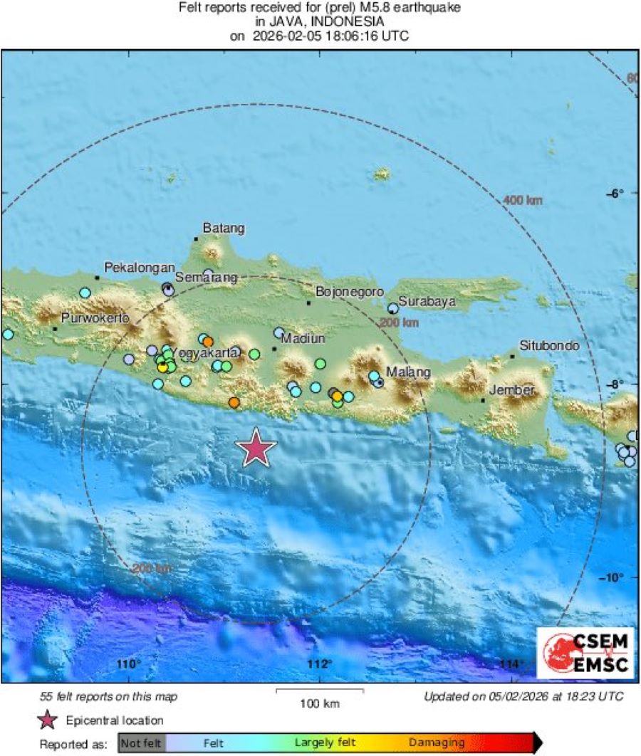 BMKG konfirmasi gempa Pacitan M 6,5 pagi tadi adalah gempa Megathrust. Pakar: Bersyukur magnitudo tak capai 7,0 yang berpotensi tsunami.