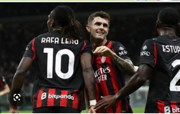 Christian Pulisic dan Rafael Leak, 2 striker AC Milan yang menjadi topskor pertama dan kedua klub meski sering absen karena cedera.