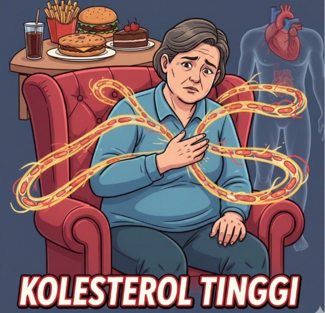 Ilustrasi Kolesterol